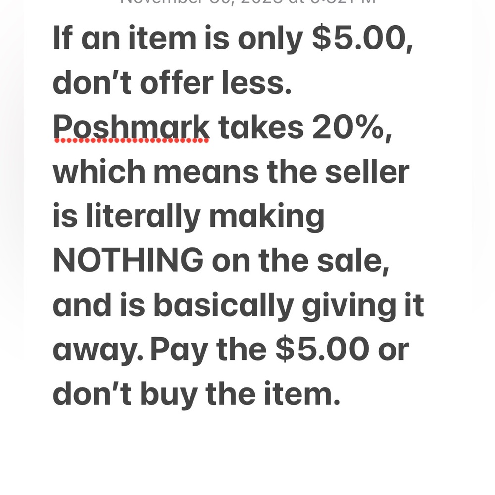 5 dollar items